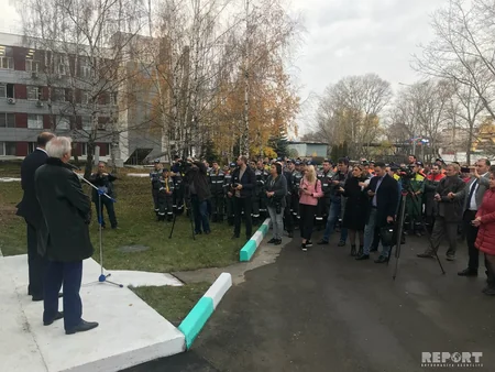 Moskva vilayətində Heydər Əliyevin xatirə lövhəsinin açılışı olub