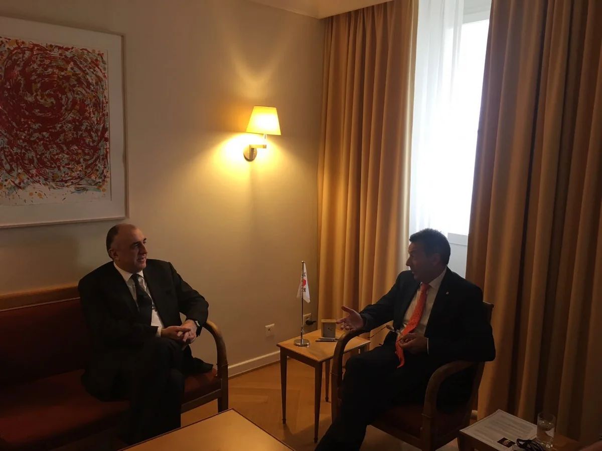 Elmar Məmmədyarov BQXK prezidenti ilə Şahbaz Quliyev və Dilqəm Əsgərovun azad edilməsi məsələsini müzakirə edib