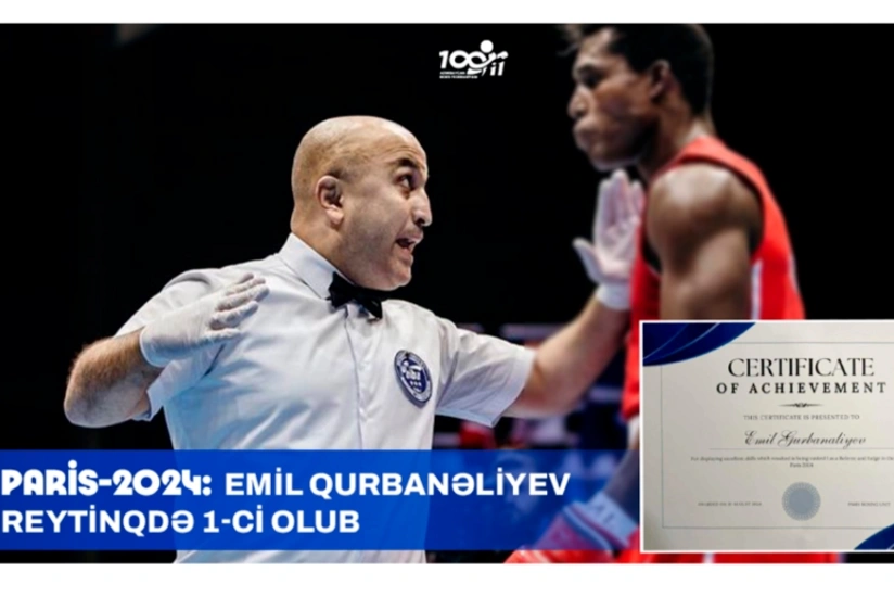 Azərbaycanlı referi Paris-2024-də ən reytinqli hakim seçilib