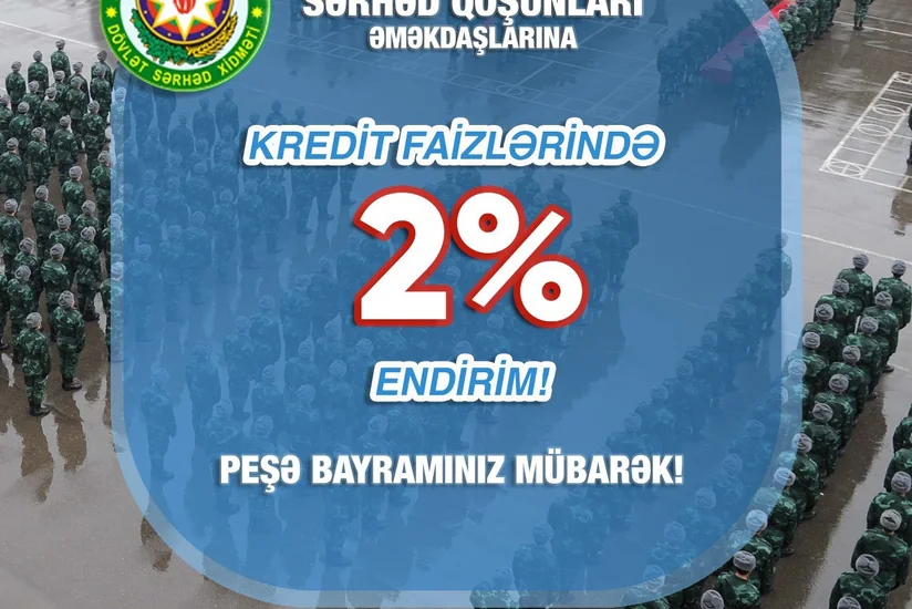 TuranBank sərhədçilər üçün kredit faizlərini endirib