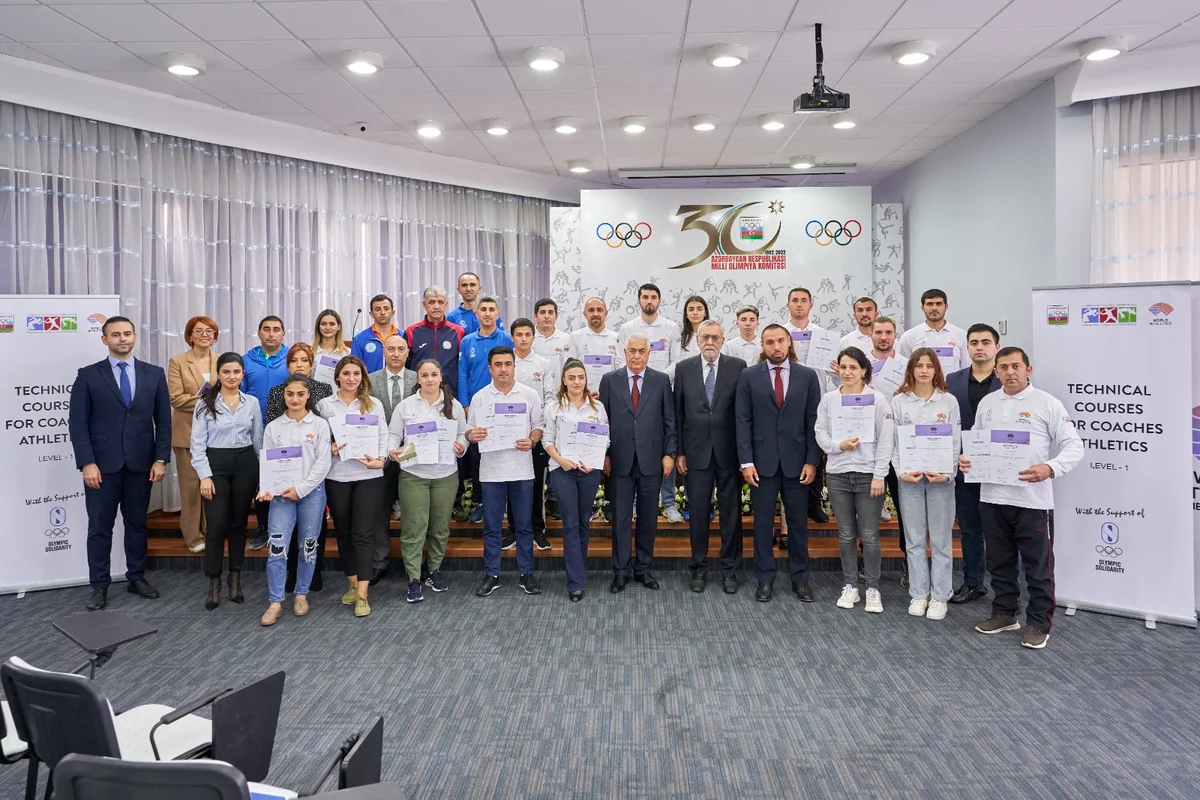Bakıda atletika məşqçiləri üçün texniki kursa yekun vurulub