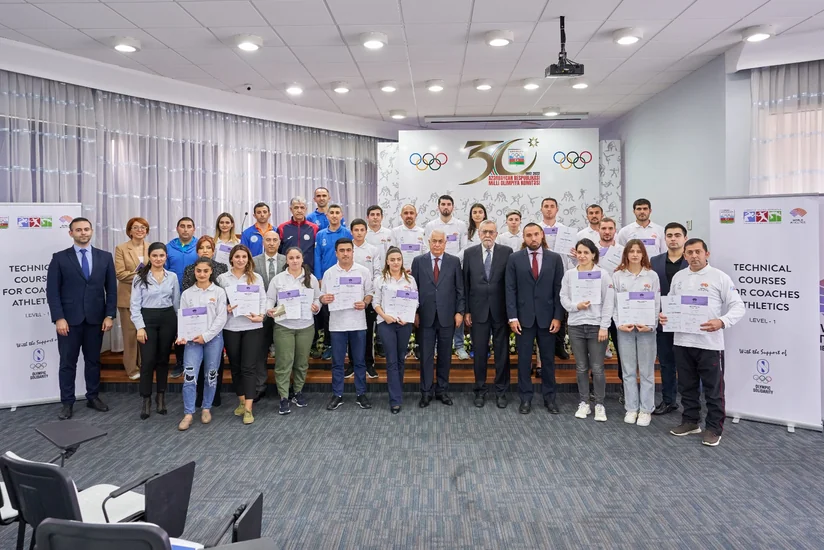 Bakıda atletika məşqçiləri üçün texniki kursa yekun vurulub
