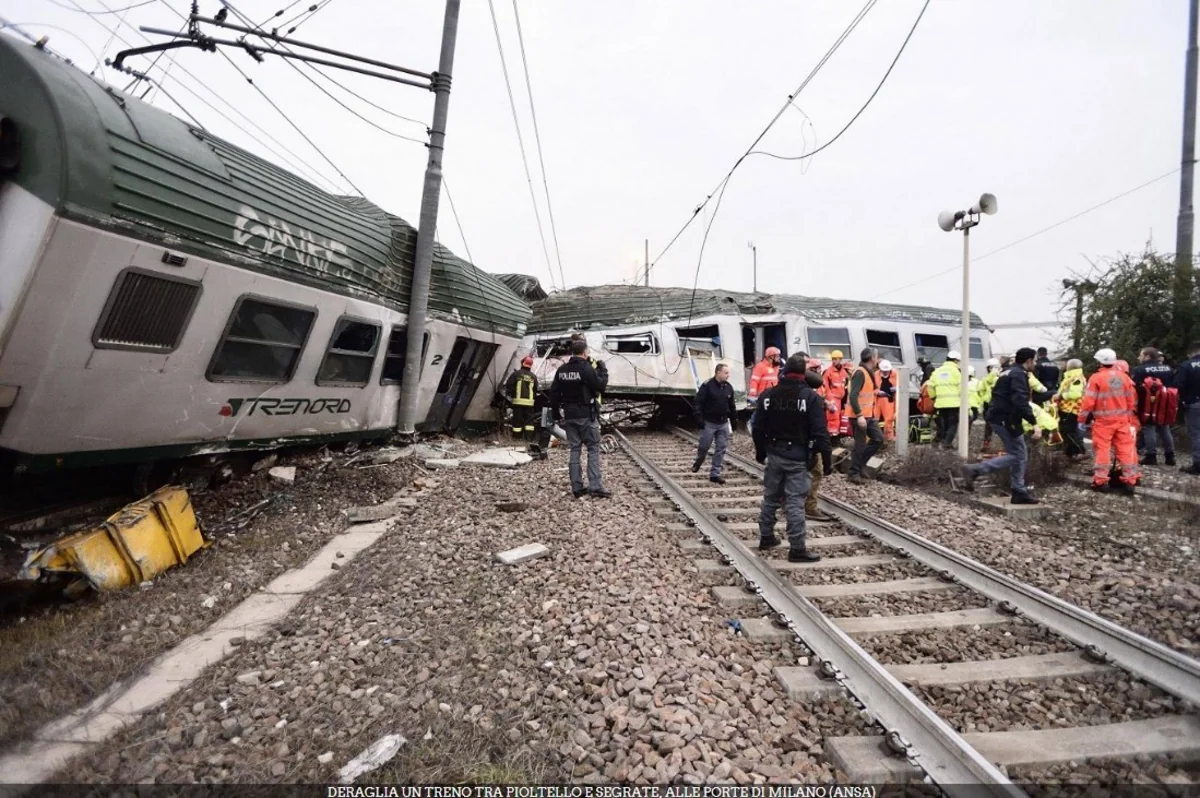 Train crash in France, there are injured