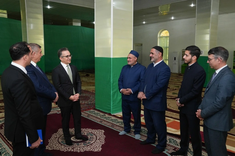Ramin Məmmədov Şirvanda yerləşən məscidlərdə din xadimləri ilə görüşüb