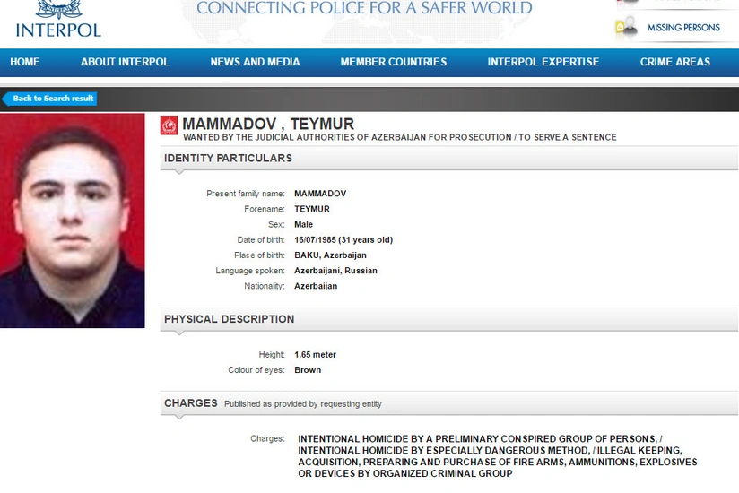 Azerbaijan declares one more person internationally wanted- PHOTO