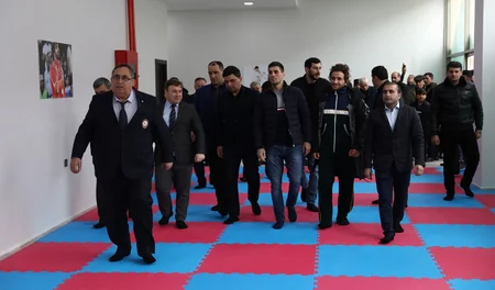Daha bir cüdo zalının açılışı oldu - FOTO