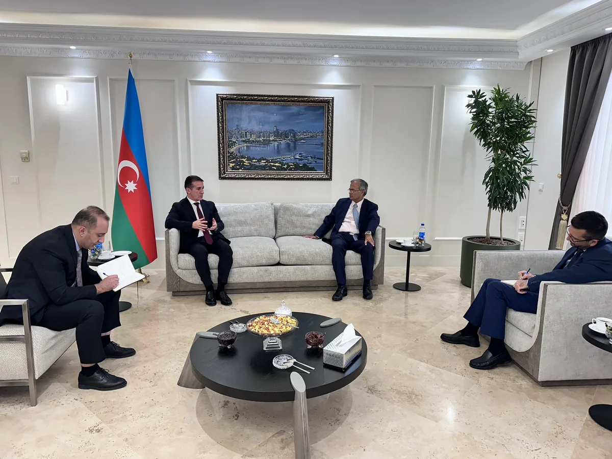 Azərbaycanın İrandakı səfiri İƏT-nin yeni baş katibi ilə görüşüb