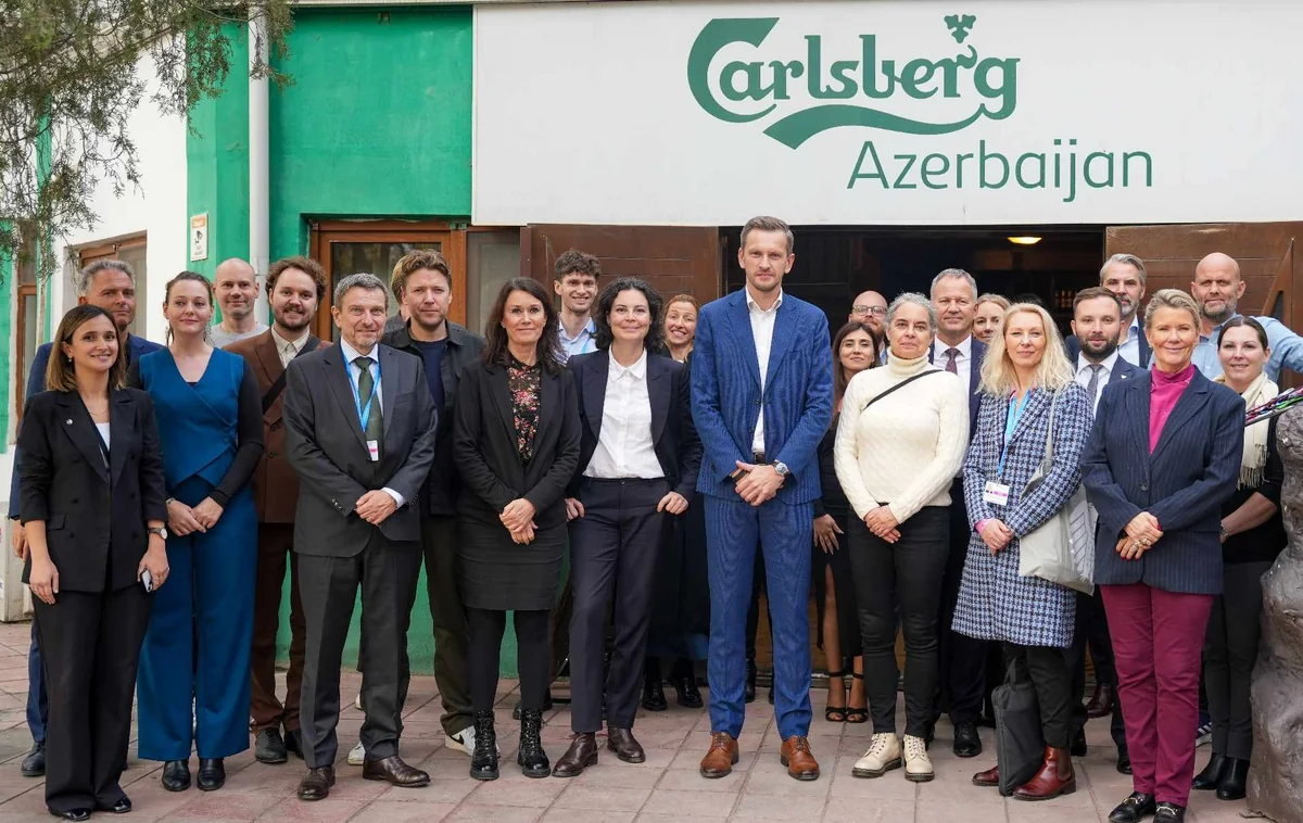 Danimarka rəsmiləri Carlsberg Azerbaijan zavoduna səfər ediblər