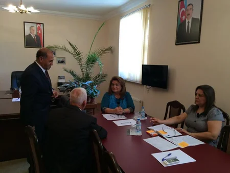 ​Hicran Hüseynova Sumqayıtda vətəndaş qəbulu keçirib