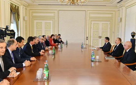 President Ilham Aliyev received European Academy for Elections Observation mission