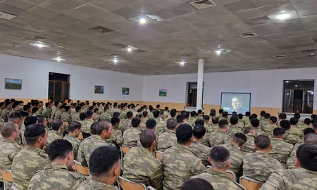Ehtiyatda olan hərbi vəzifəlilərin təlim toplanışı davam edir
