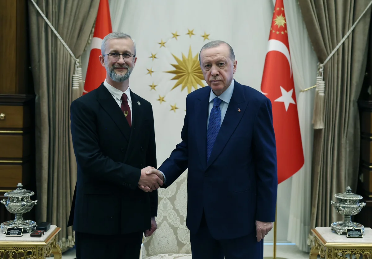 Erdogan received new Ambassador of Ukraine