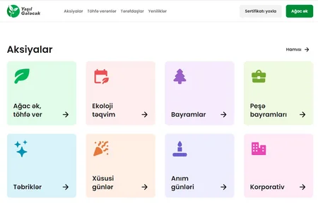 Nazirlik: Dövlət və özəl qurumlar əlamətdar günlərində ağac əkərək təbiətə töhfə verə bilər