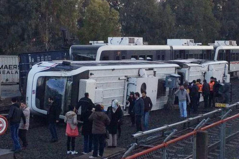 ​Türkiyədə metroda vaqon aşıb, yaralananlar var