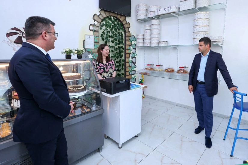 KOBİA передало оборудование молодым предпринимателям в Габале