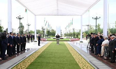Ilham Aliyev, Shavkat Mirziyoyev attend opening of Heydar Aliyev Square in Tashkent