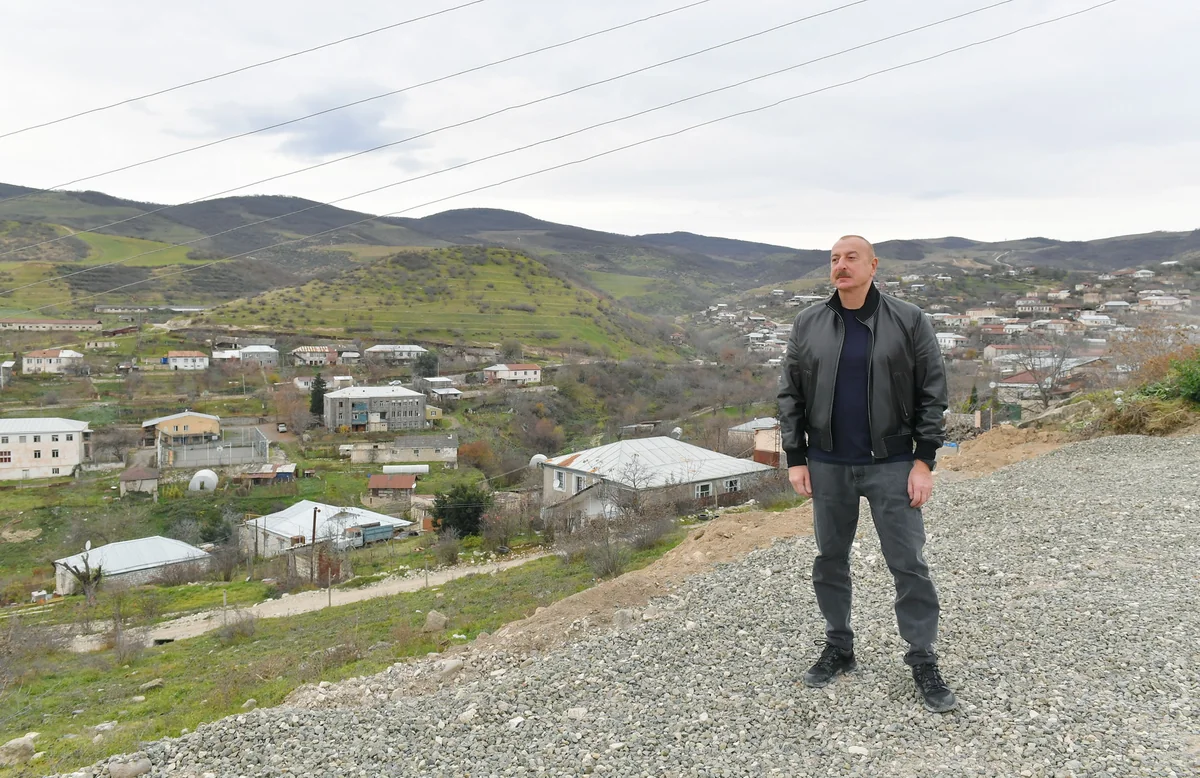 İlham Əliyev Xocalı rayonunun Xanabad kəndində olub
