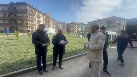 Növbəti köç karvanı ilə Cəbrayıla çatan ailələrə evlərinin açarları təqdim olunub - YENİLƏNİB-3