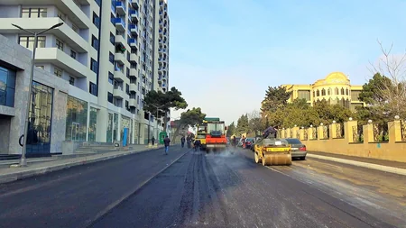 Bakının küçələrindən biri əsaslı təmir olunur
