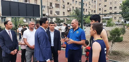 Gəncədə Sağlam Məhəllənin açılışı olub - YENİLƏNİB 