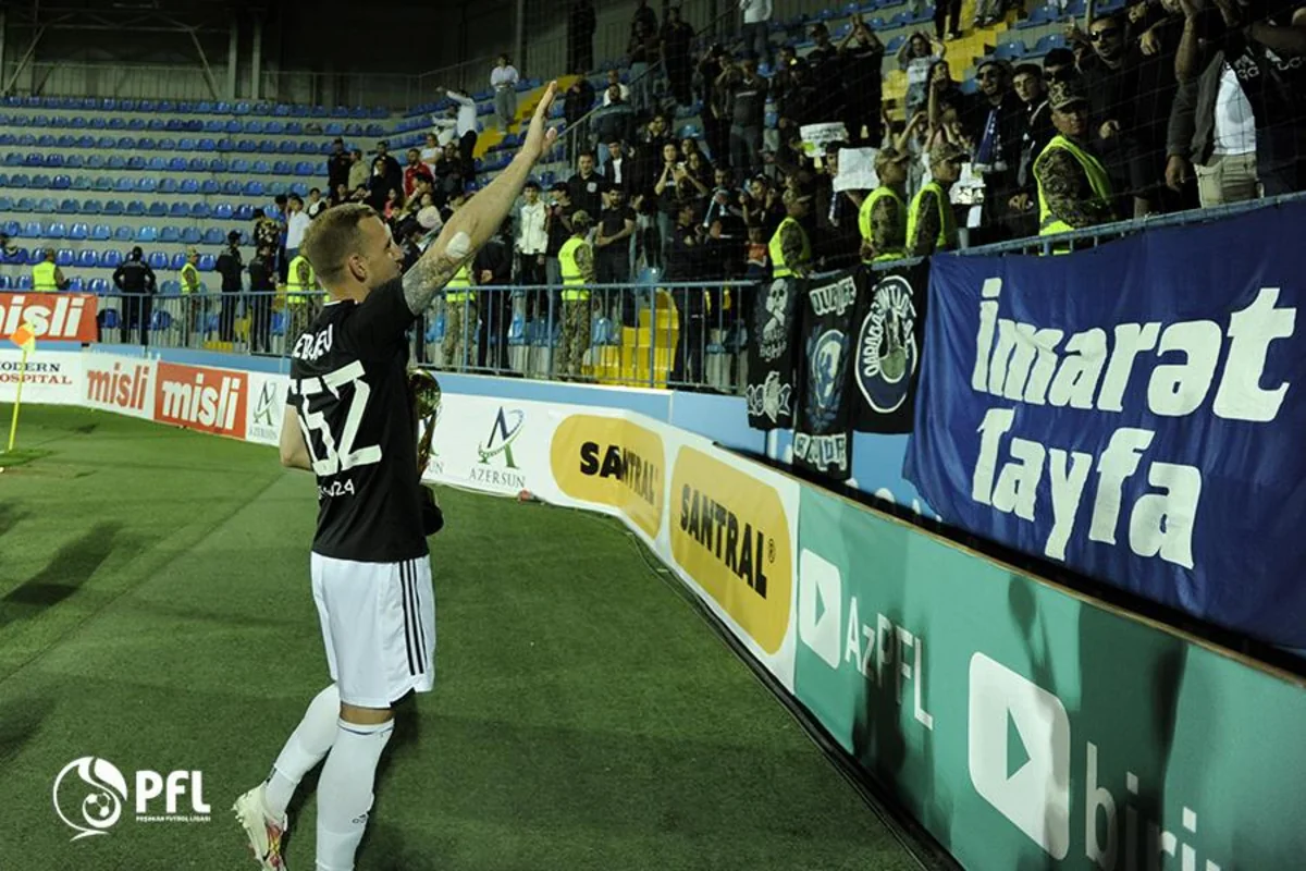 Maksim Medvedev Azərbaycan futbolunun tarixinə düşüb