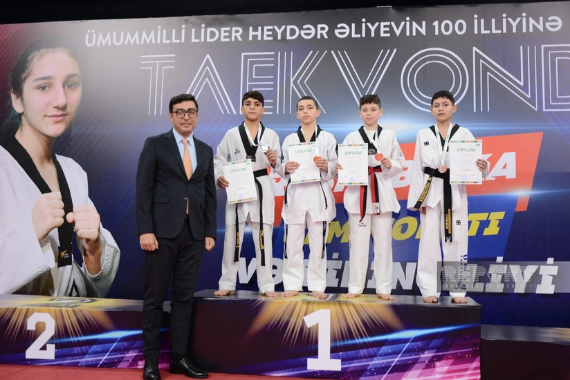 Taekvondo üzrə Azərbaycan birincilikləri və çempionatında mükafatlandırma mərasimi keçirilib