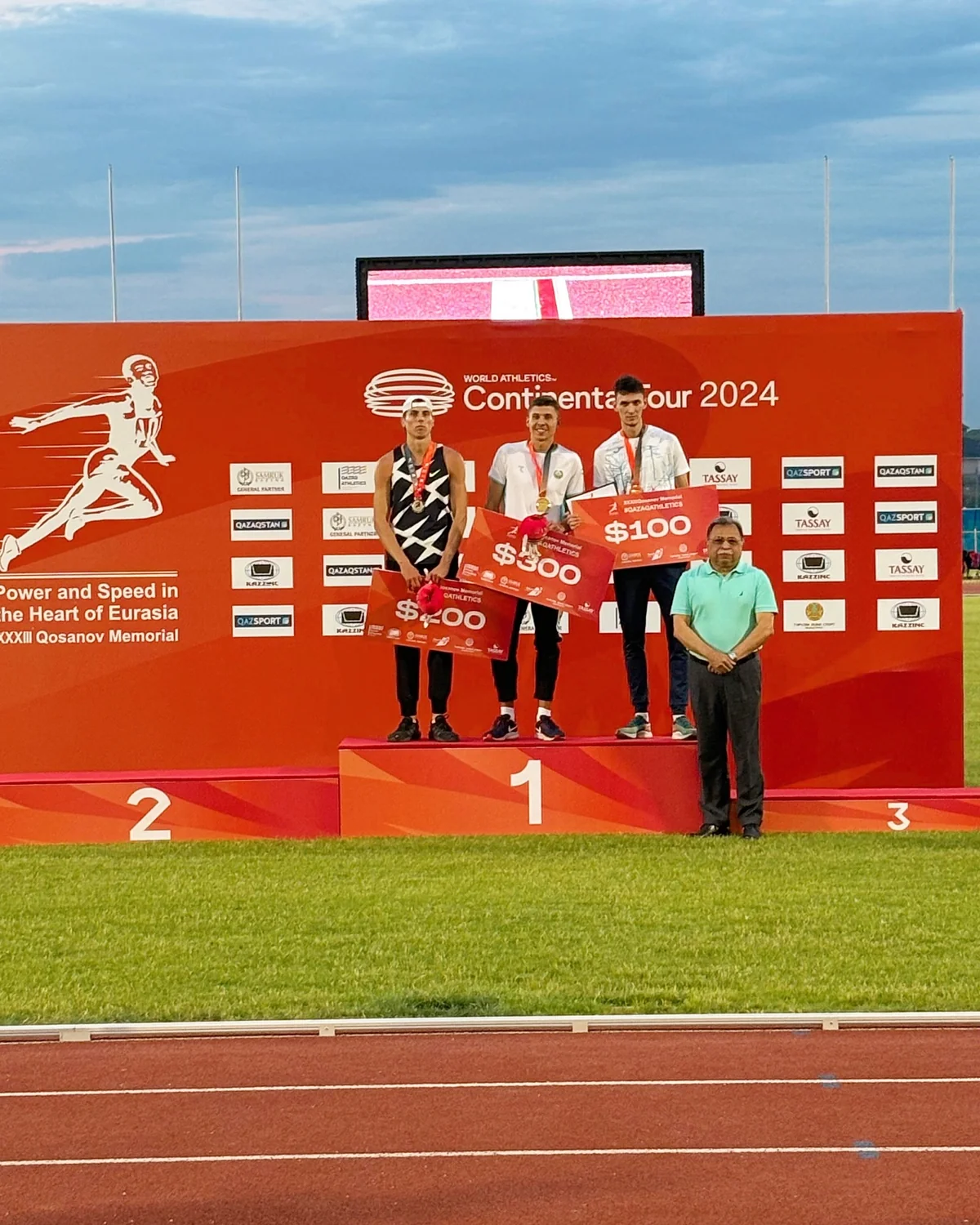 Azərbaycan atleti Qazaxıstanda bürünc medal qazanıb