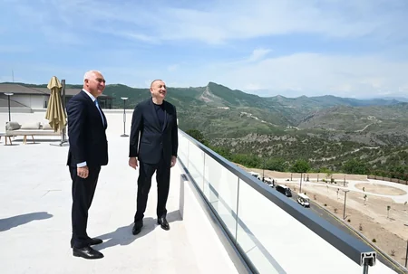 Prezident İlham Əliyev “Laçın” İstirahət Kompleksinin açılışında iştirak edib