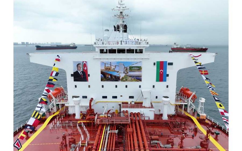 Aframax tanker Karabakh launched in Singapur