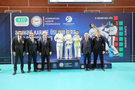 Karate üslubu üzrə ölkə birinciliyi və çempionatına yekun vurulub