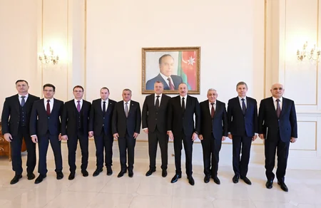 İlham Əliyev Rusiyanın Həştərxan vilayətinin qubernatorunu qəbul edib - YENİLƏNİB