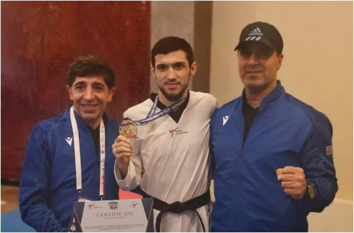 Azərbaycan taekvondoçusu Türkiyədə Prezident Kubokunun qalibi olub