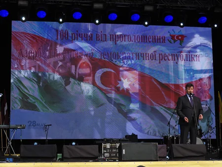 Azərbaycanın milli mətbəxi, musiqisi və mədəniyyəti Ukraynada nümayiş etdirilib