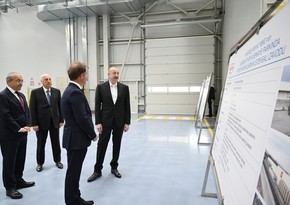 President Ilham Aliyev inaugurates several facilities in Sumgayit Chemical Industrial Park