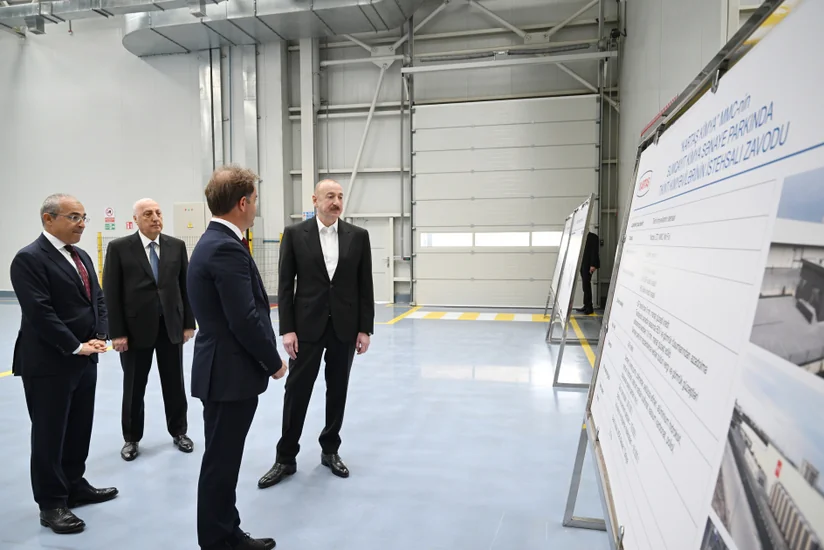 President Ilham Aliyev inaugurates several facilities in Sumgayit Chemical Industrial Park