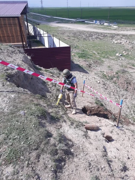 Göygöldə 3 ədəd partlamamış hərbi sursat tapılıb