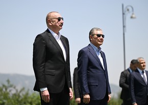 Qurbanqulu Berdiməhəmmədova “Dostluq” adlı Qarabağ atı hədiyyə edilib
