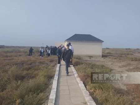 Şirvan Milli Parkında ceyranların müşahidə məntəqəsi istifadəyə verilib