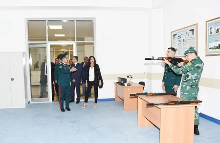 Birinci vitse-prezident DSX-nın Xüsusi Məktəbinin yeni tədris korpusunun açılışında iştirak edib
