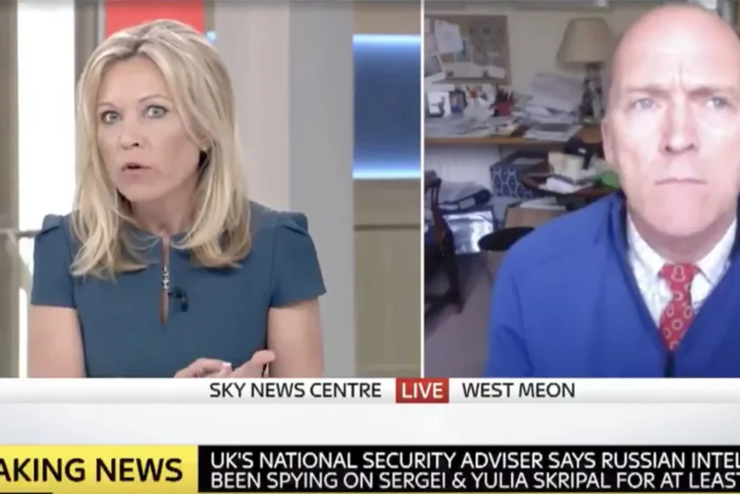 Sky News Suriyadakı kimyəvi hücumun mənasız olduğunu deyən ekspertlə canlı yayımı kəsib - VİDEO