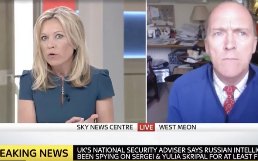Sky News Suriyadakı kimyəvi hücumun mənasız olduğunu deyən ekspertlə canlı yayımı kəsib - VİDEO