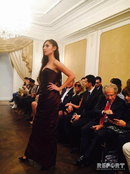 Parisdə azərbaycanlı modelyerin kolleksiyası nümayiş olunub - FOTO