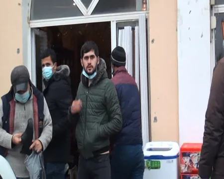 Kürdəmirdə maska taxmayan sakinlər cərimələnib