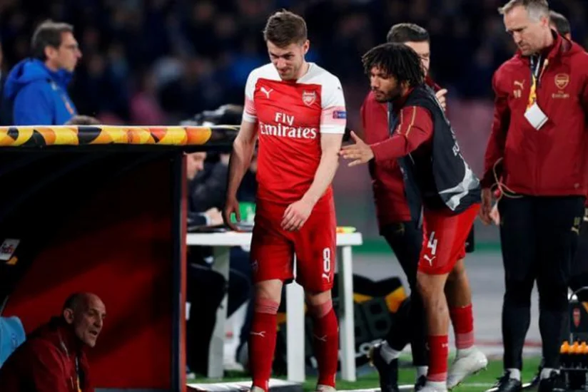 Arsenal klubunun uelsli yarımmüdafiəçisi zədələnib