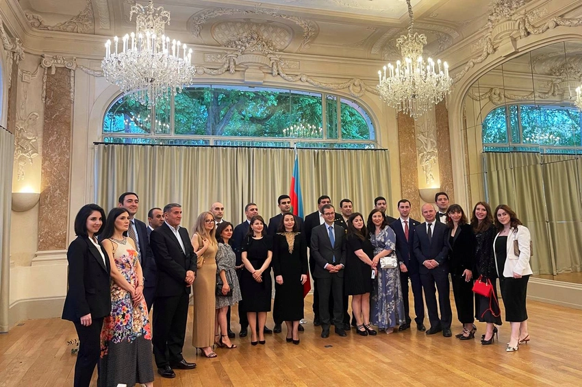 Azərbaycanın Fransadakı səfirliyində Müstəqillik Günü və Silahlı Qüvvələr Gününə həsr edilmiş rəsmi qəbul keçirilib
