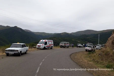Şuşada yol qəzası olub, iki erməni ölüb