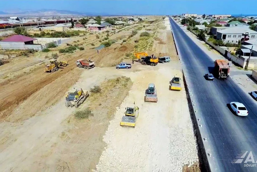 Tağıyev qəsəbəsi - Sumqayıt avtomobil yolu genişləndirilir