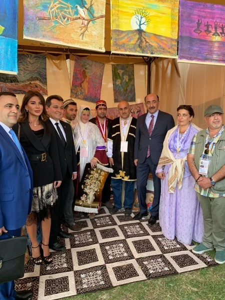 Özbəkistanda Birinci Beynəlxalq Xalq Tətbiqi İncəsənət Festivalının açılışı olub