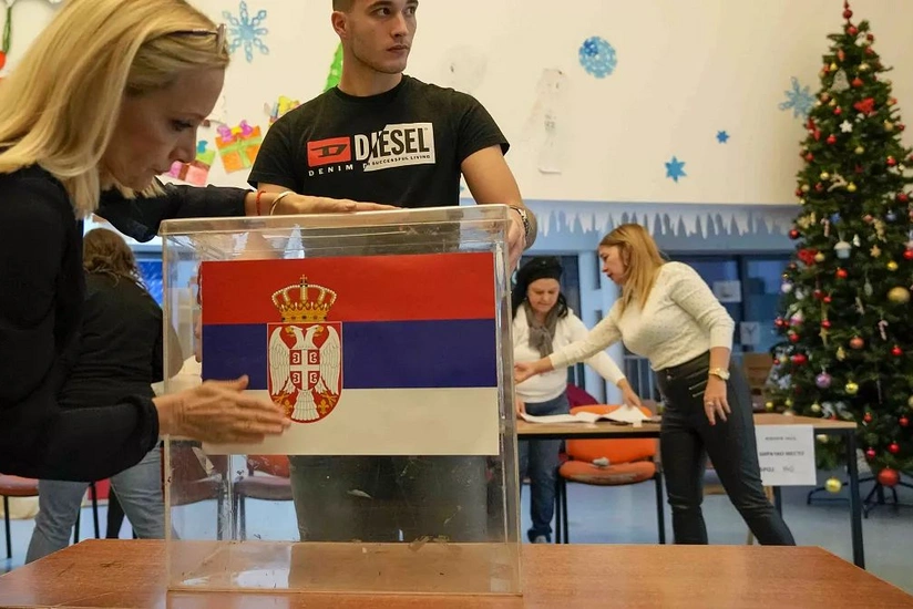 Ruling party coalition leads elections in Serbia