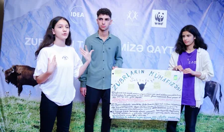 Zubrları təbiətimizə qaytaraq! ekoloji yay düşərgəsi keçirilib